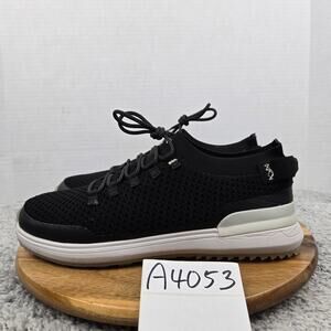 True Linkswear Mens 11 Lux Sport Black Casual Athletic Daily Spikeless Golf Shoe